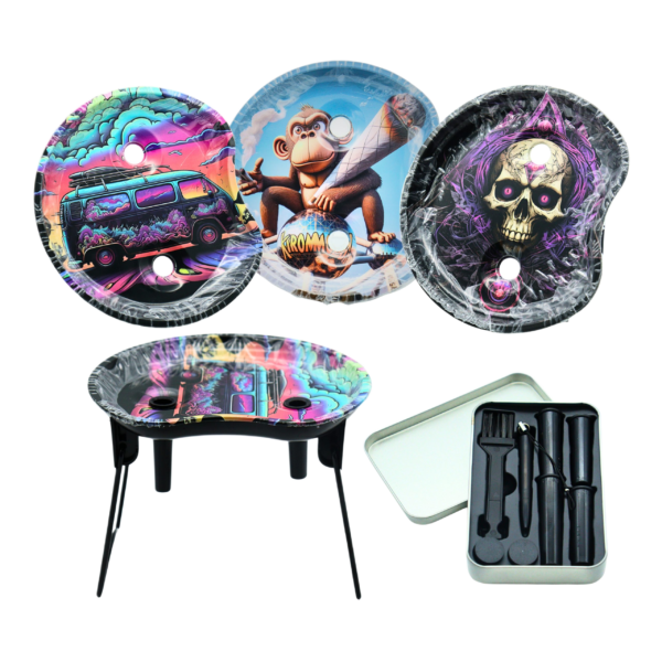 G-PIN ROLLING CONSOLE TRAY MIXED DESIGN BOX