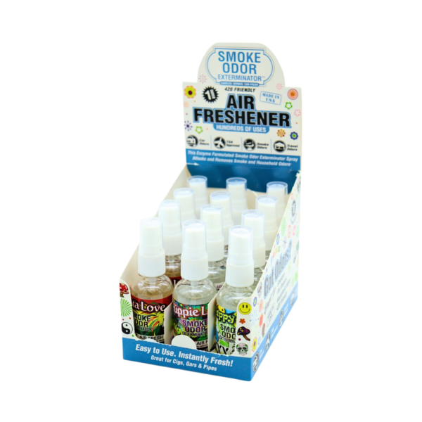TOP SMOKE ODOR AIR FRESHENER POP CULTURE MIX XXX BOTTLE SPRAY 1OZ -BOX OF 12